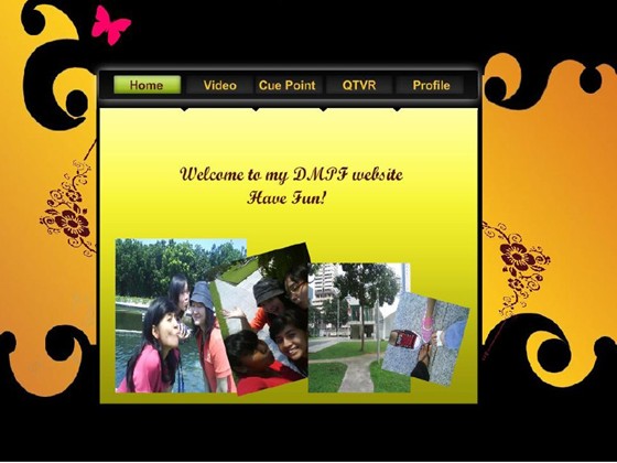 Web Design: Flash website