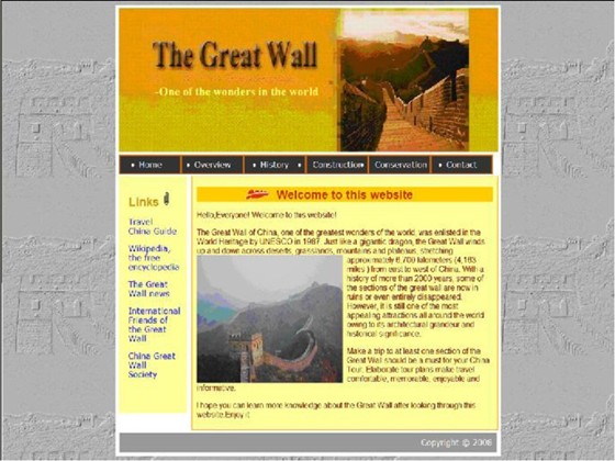 Web Design: HTML Website