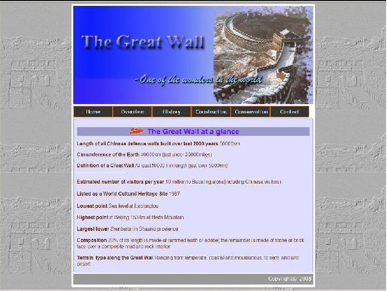 Web Design: HTML Website